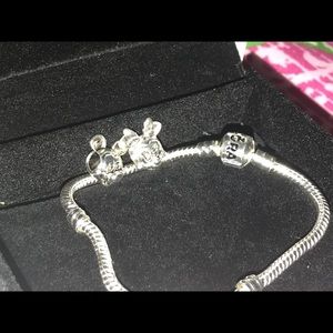 Pandora bracelet and charms